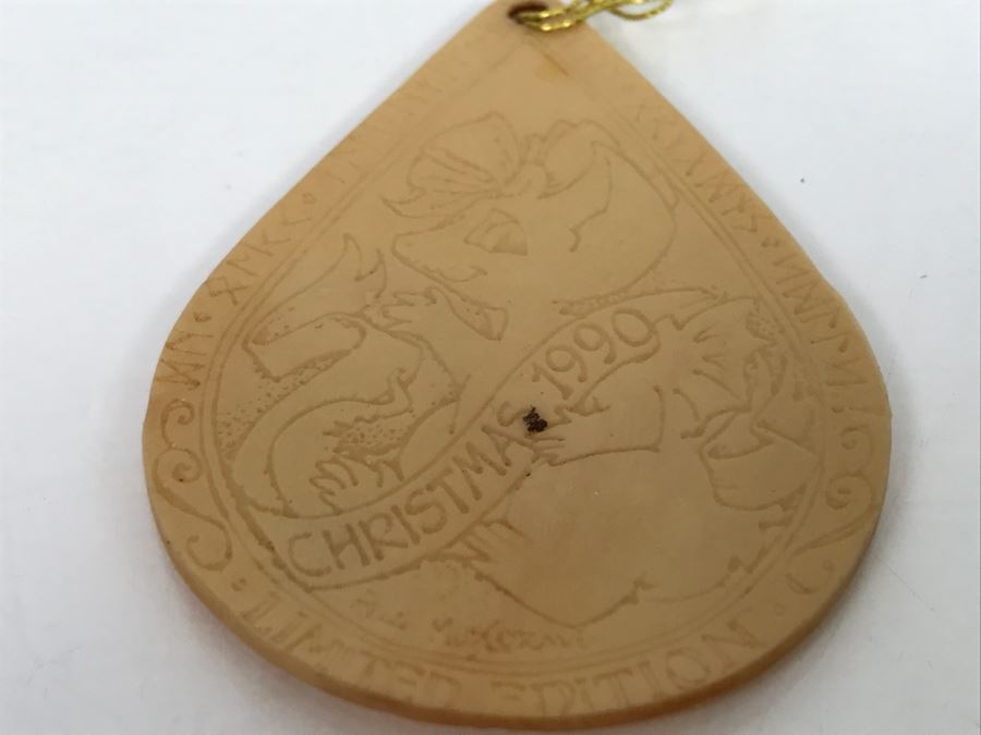 Hand Signed By Real Musgrave 10/92 - Whimsical World Of Pocket Dragons - Putting Me On The Tree - Edition Limited to 5000 - 1990 LLLLL - Made In UK [MV $180-$250 Unsigned] [Photo 17]