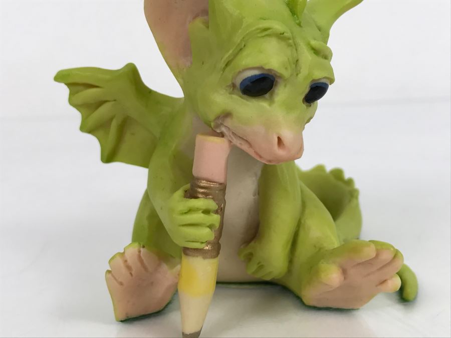 Hand Signed By Real Musgrave - Whimsical World Of Pocket Dragons - Scribbles - 1989 LLLLL [MV $70-$100 Unsigned]  [Photo 11]