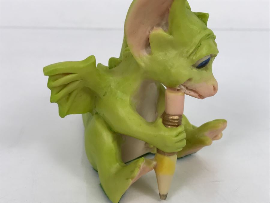 Hand Signed By Real Musgrave - Whimsical World Of Pocket Dragons - Scribbles - 1989 LLLLL [MV $70-$100 Unsigned]  [Photo 9]