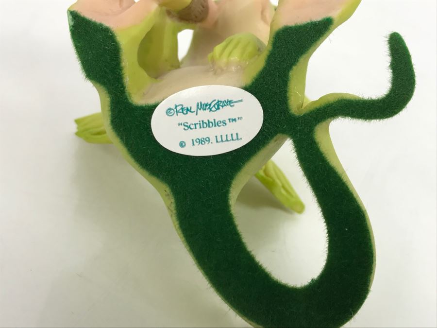 Hand Signed By Real Musgrave - Whimsical World Of Pocket Dragons - Scribbles - 1989 LLLLL [MV $70-$100 Unsigned]  [Photo 12]