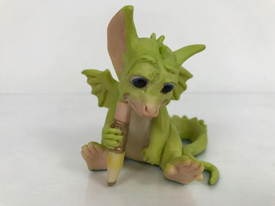 Hand Signed By Real Musgrave - Whimsical World Of Pocket Dragons - Scribbles - 1989 LLLLL [MV $70-$100 Unsigned]  [Photo 3]