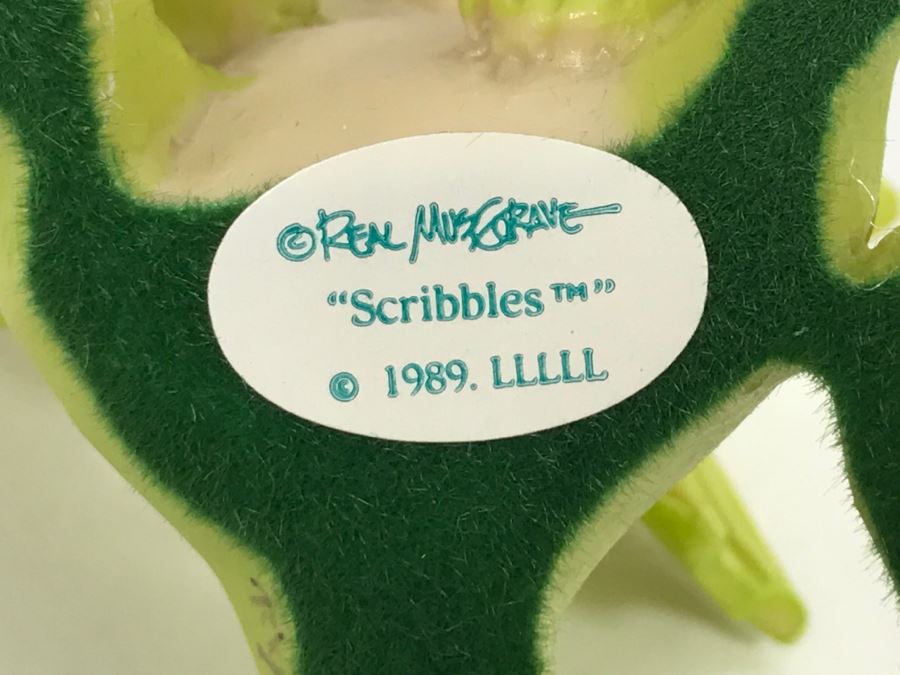 Hand Signed By Real Musgrave - Whimsical World Of Pocket Dragons - Scribbles - 1989 LLLLL [MV $70-$100 Unsigned]  [Photo 13]