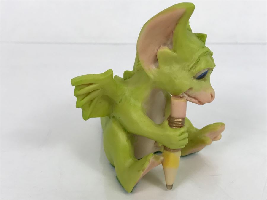 Hand Signed By Real Musgrave - Whimsical World Of Pocket Dragons - Scribbles - 1989 LLLLL [MV $70-$100 Unsigned]  [Photo 10]