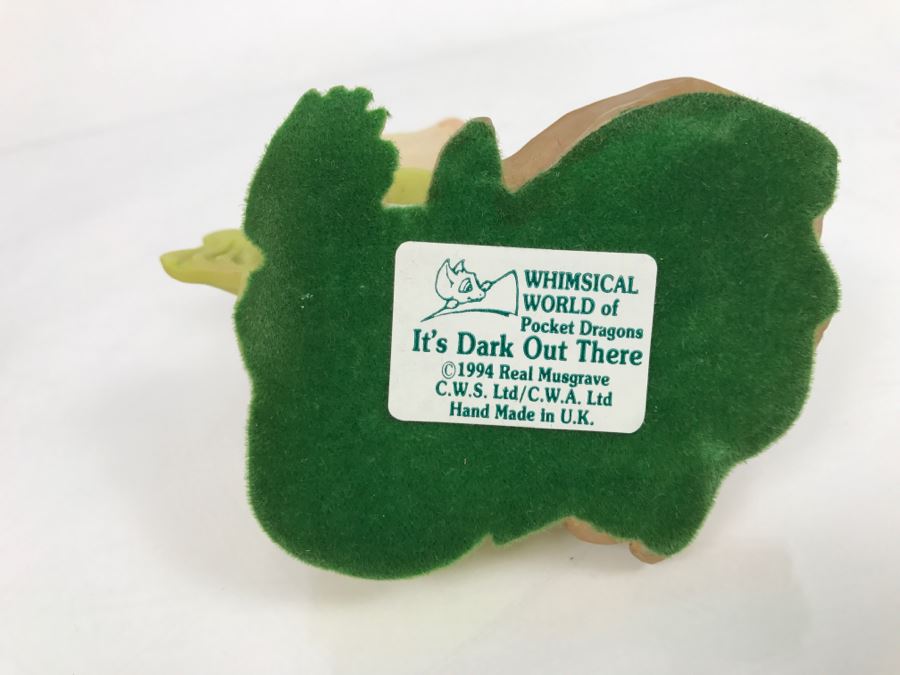 Whimsical World Of Pocket Dragons - Its Dark Out There - 1994 Real Musgrave, CWS Ltd/CWA Ltd - Hand Made in UK [MV $50-$75] [Photo 10]