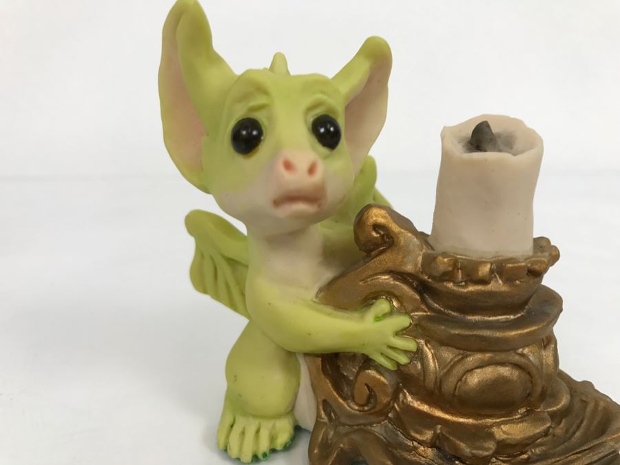 Whimsical World Of Pocket Dragons - Its Dark Out There - 1994 Real Musgrave, CWS Ltd/CWA Ltd - Hand Made in UK [MV $50-$75] [Photo 3]