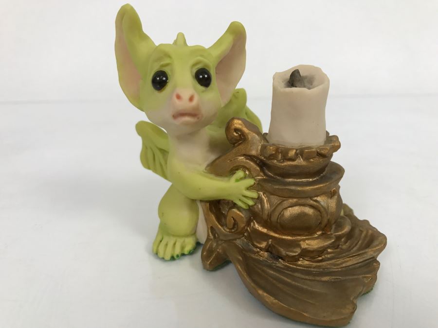 Whimsical World Of Pocket Dragons - Its Dark Out There - 1994 Real Musgrave, CWS Ltd/CWA Ltd - Hand Made in UK [MV $50-$75] [Photo 2]