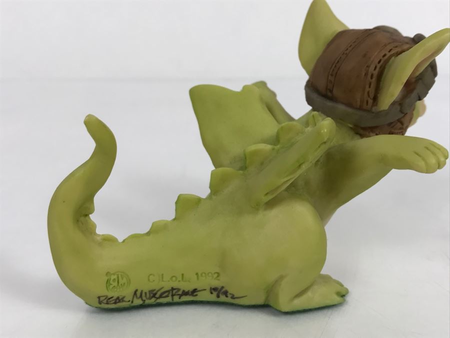 Hand Signed By Real Musgrave 10/92 - Whimsical World Of Pocket Dragons - Zoom Zoom - 1992 LOL - Made In UK [Photo 8]