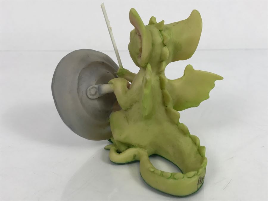 Hand Signed By Real Musgrave 10/92 - Whimsical World Of Pocket Dragons - The Gallant Defender - 1989 LLLLL - Copyright RM [MV $200-$250 Unsigned] [Photo 9]