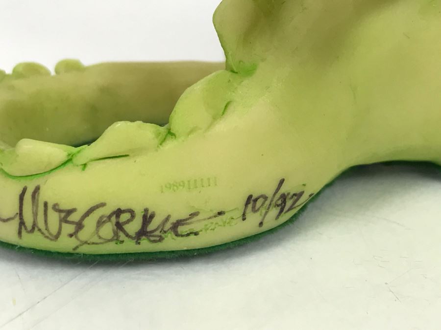 Hand Signed By Real Musgrave 10/92 - Whimsical World Of Pocket Dragons - The Gallant Defender - 1989 LLLLL - Copyright RM [MV $200-$250 Unsigned] [Photo 11]