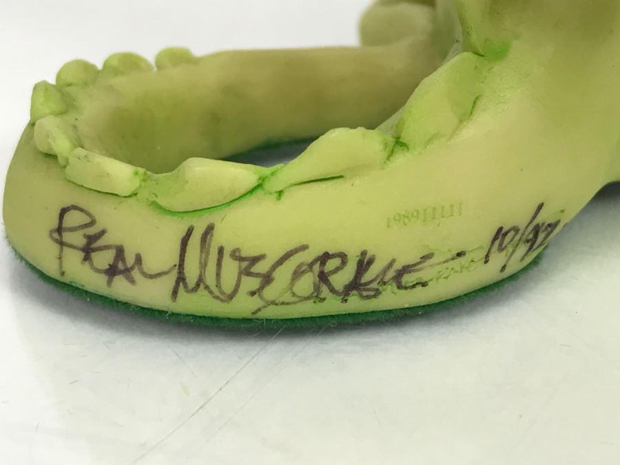 Hand Signed By Real Musgrave 10/92 - Whimsical World Of Pocket Dragons - The Gallant Defender - 1989 LLLLL - Copyright RM [MV $200-$250 Unsigned] [Photo 10]