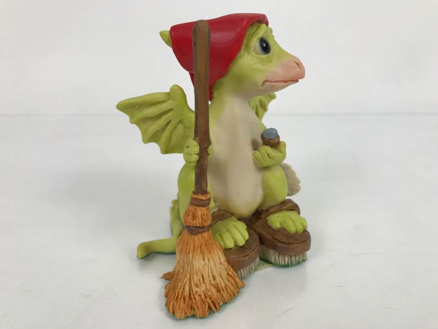 Hand Signed By Real Musgrave Pocket Dragon Figurine 1/94 - Whimsical World Of Pocket Dragons - Do I have To? - 1989 Real Musgrave, CWS, LOL Limited - Hand Made in UK [MV $60-$80 Unsigned] [Photo 10]