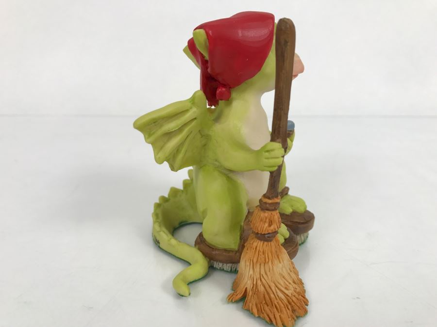 Hand Signed By Real Musgrave Pocket Dragon Figurine 1/94 - Whimsical World Of Pocket Dragons - Do I have To? - 1989 Real Musgrave, CWS, LOL Limited - Hand Made in UK [MV $60-$80 Unsigned] [Photo 9]