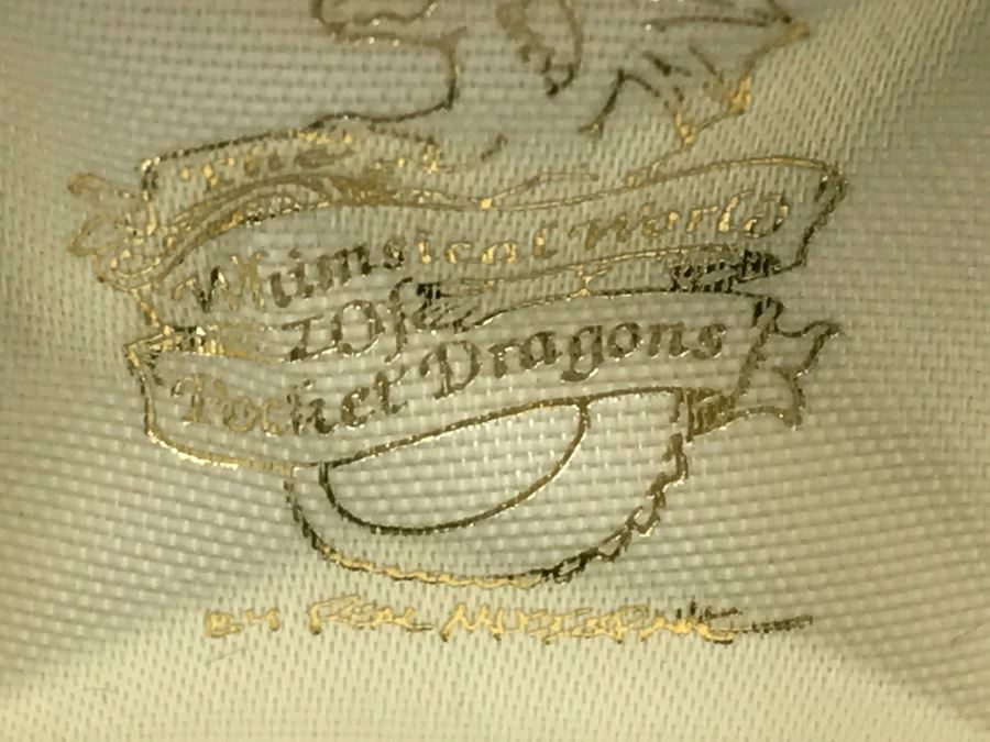 Whimsical World Of Pocket Dragons - Pin - Little Bit - 1993 Real Musgrave, CWS LOL Limited - Hand Made in UK - 100% Lead Free Pewter - Plus Additional Enameled Pin [Photo 3]