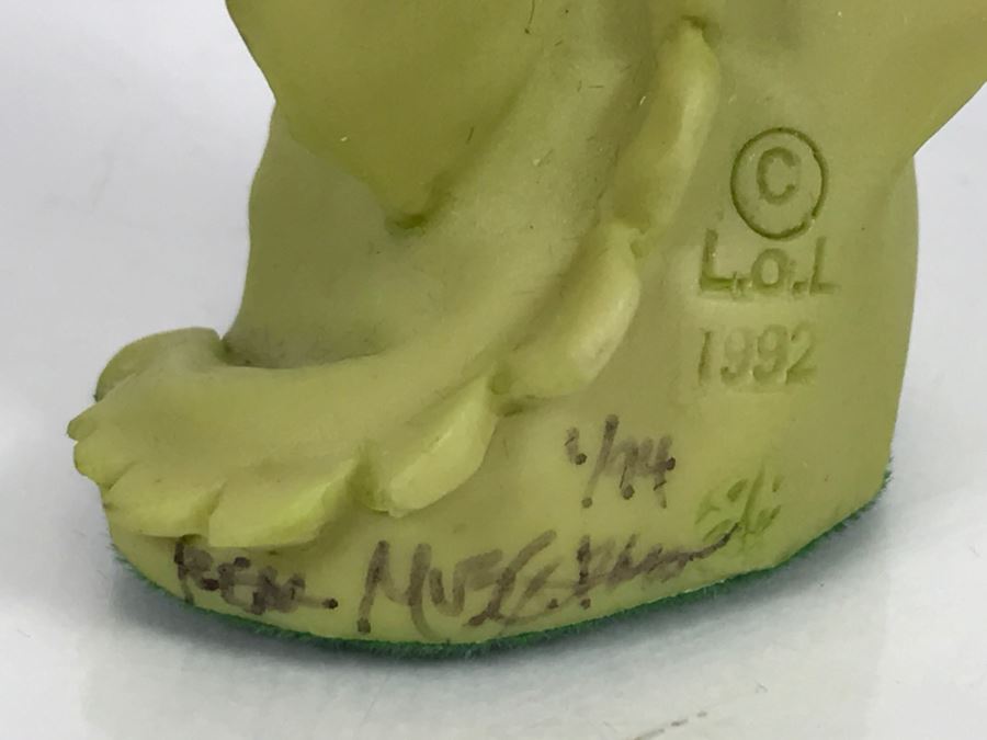 Hand Signed By Real Musgrave 1/94 - Whimsical World Of Pocket Dragons - Oops! - 1992 LOL [MV $30-$40 Unsigned] [Photo 6]