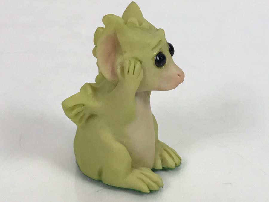 Hand Signed By Real Musgrave 1/94 - Whimsical World Of Pocket Dragons - Oops! - 1992 LOL [MV $30-$40 Unsigned] [Photo 7]