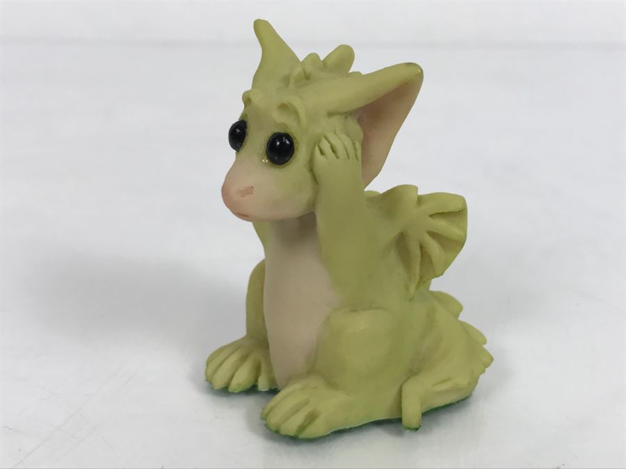 Hand Signed By Real Musgrave 1/94 - Whimsical World Of Pocket Dragons - Oops! - 1992 LOL [MV $30-$40 Unsigned] [Photo 3]