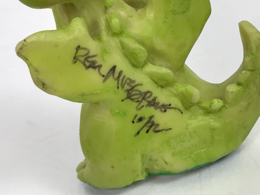 Hand Signed By Real Musgrave 10/92 - Whimsical World Of Pocket Dragons - Tag-a-long - 1989 LLLLL [MV $50-$75 Unsigned] [Photo 6]