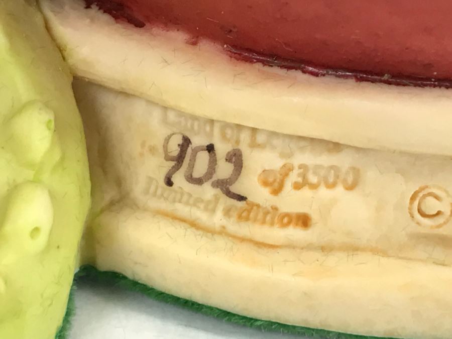 Whimsical World Of Pocket Dragons - Raiding The Cookie Jar - Worldwide Limited Edition 902 of 3500 - 1994 Real Musgrave, CWs Ltd/CWA Ltd - Hand Made in UK [MV $350-$425] [Photo 9]