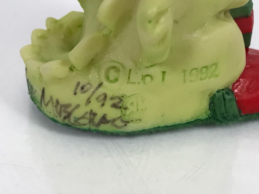 Hand Signed By Real Musgrave 10/92 - Whimsical World Of Pocket Dragons - Mitten Toes - 1992 LOL [MV $30-$40 Unsigned] [Photo 5]