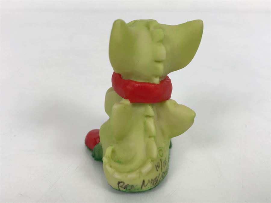 Hand Signed By Real Musgrave 10/92 - Whimsical World Of Pocket Dragons - Mitten Toes - 1992 LOL [MV $30-$40 Unsigned] [Photo 7]