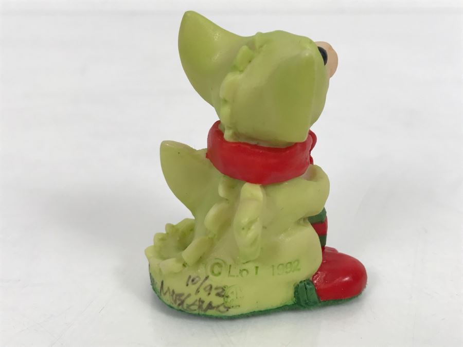 Hand Signed By Real Musgrave 10/92 - Whimsical World Of Pocket Dragons - Mitten Toes - 1992 LOL [MV $30-$40 Unsigned] [Photo 4]