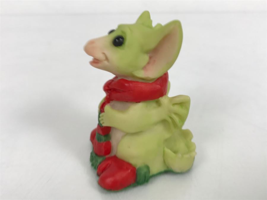 Hand Signed By Real Musgrave 10/92 - Whimsical World Of Pocket Dragons - Mitten Toes - 1992 LOL [MV $30-$40 Unsigned] [Photo 8]