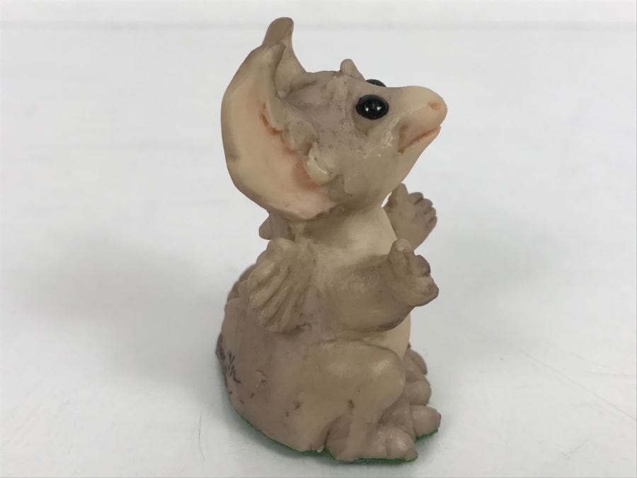 Hand Signed By Real Musgrave 10/92 - Whimsical World Of Pocket Dragons - Pick Me Up - 1991 LLLLL - Made In UK [MV $30-$40 Unsigned] [Photo 5]