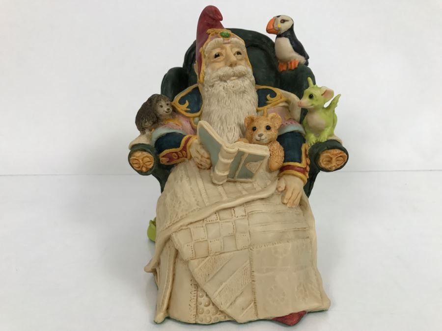 Whimsical World Of Pocket Dragons - Storytime At The Wizards House - Limited Edition of 3000 - 1989 - Lilliput Lane Land Of Legend Limited - Hand Made in UK [MV $550-$700] [Photo 2]