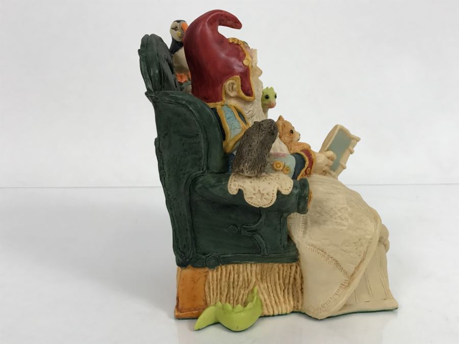 Whimsical World Of Pocket Dragons - Storytime At The Wizards House - Limited Edition of 3000 - 1989 - Lilliput Lane Land Of Legend Limited - Hand Made in UK [MV $550-$700] [Photo 13]