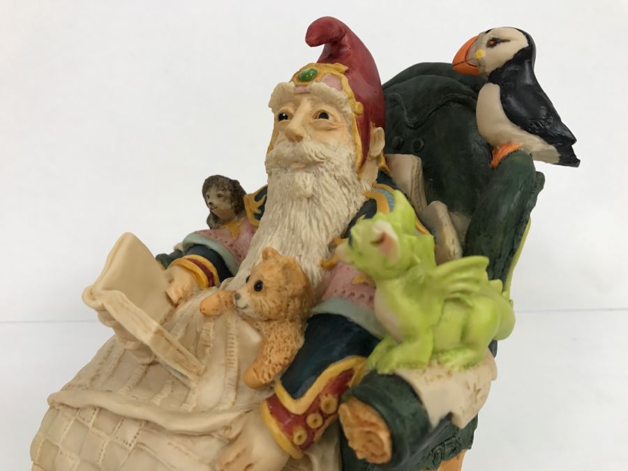 Whimsical World Of Pocket Dragons - Storytime At The Wizards House - Limited Edition of 3000 - 1989 - Lilliput Lane Land Of Legend Limited - Hand Made in UK [MV $550-$700] [Photo 5]