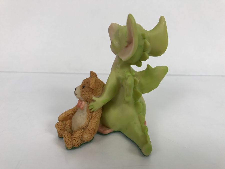 Hand Signed By Real Musgrave 10/92 - Whimsical World Of Pocket Dragons - Drowsy Dragon - 1989 LLLLL - Copyright Real Musgrave [MV $80-$110 Unsigned] [Photo 5]