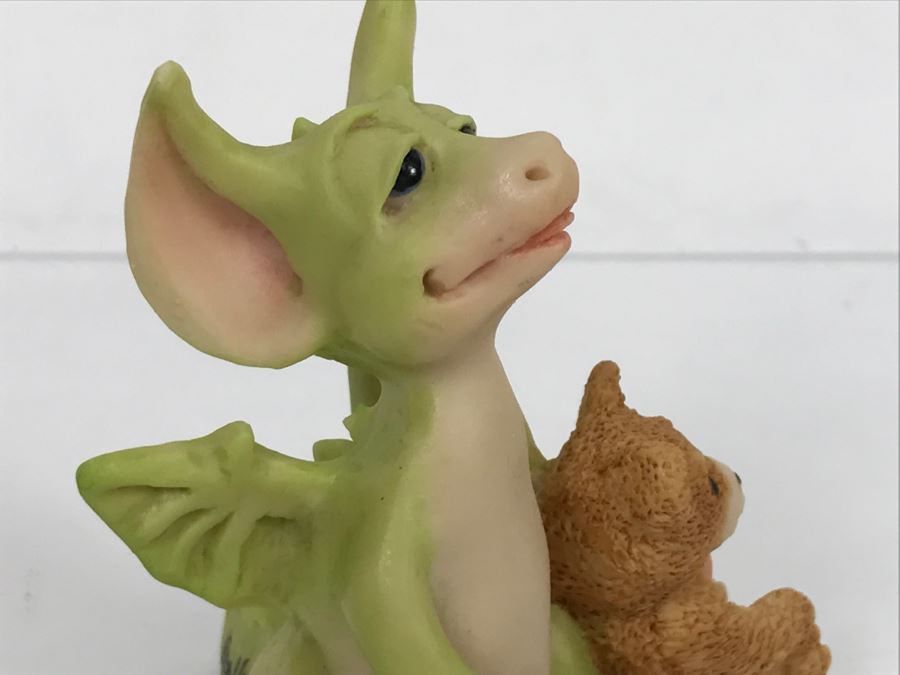 Hand Signed By Real Musgrave 10/92 - Whimsical World Of Pocket Dragons - Drowsy Dragon - 1989 LLLLL - Copyright Real Musgrave [MV $80-$110 Unsigned] [Photo 9]