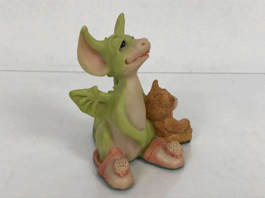 Hand Signed By Real Musgrave 10/92 - Whimsical World Of Pocket Dragons - Drowsy Dragon - 1989 LLLLL - Copyright Real Musgrave [MV $80-$110 Unsigned] [Photo 11]