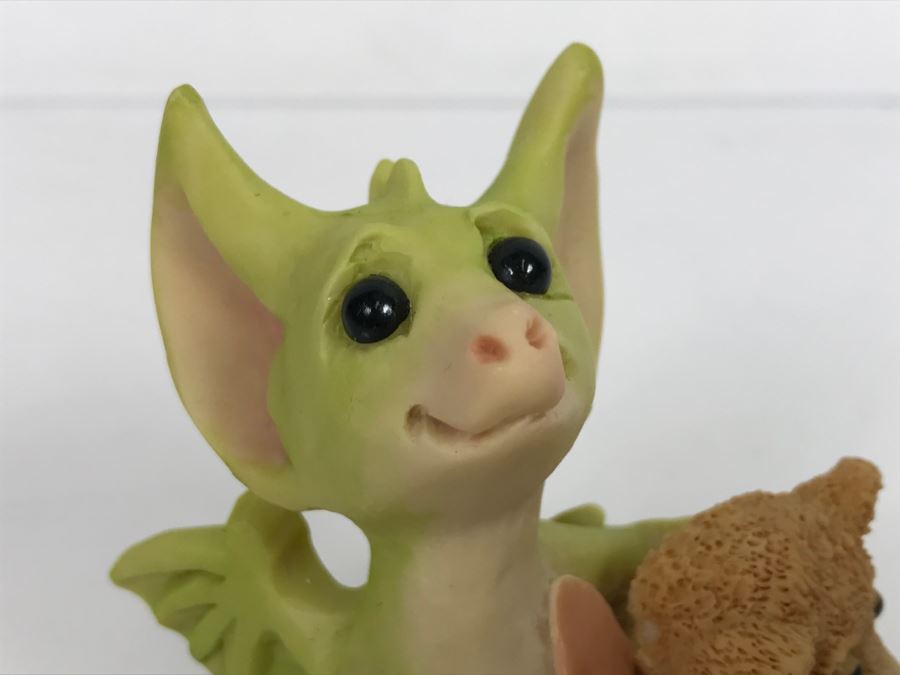 Hand Signed By Real Musgrave Pocket Dragon Figurine 1/94 - Whimsical World Of Pocket Dragons - We’re Very Brave - 1992 Real Musgrave, CWS, LOL Limited - Hand Made in UK [Photo 12]