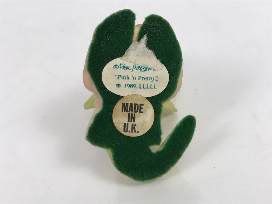 Hand Signed By Real Musgrave 10/92 - Whimsical World Of Pocket Dragons - Pink ’N Pretty - 1989 LLLLL - Copyright Real Musgrave - Made in UK [MV $90-$110 Unsigned] [Photo 12]