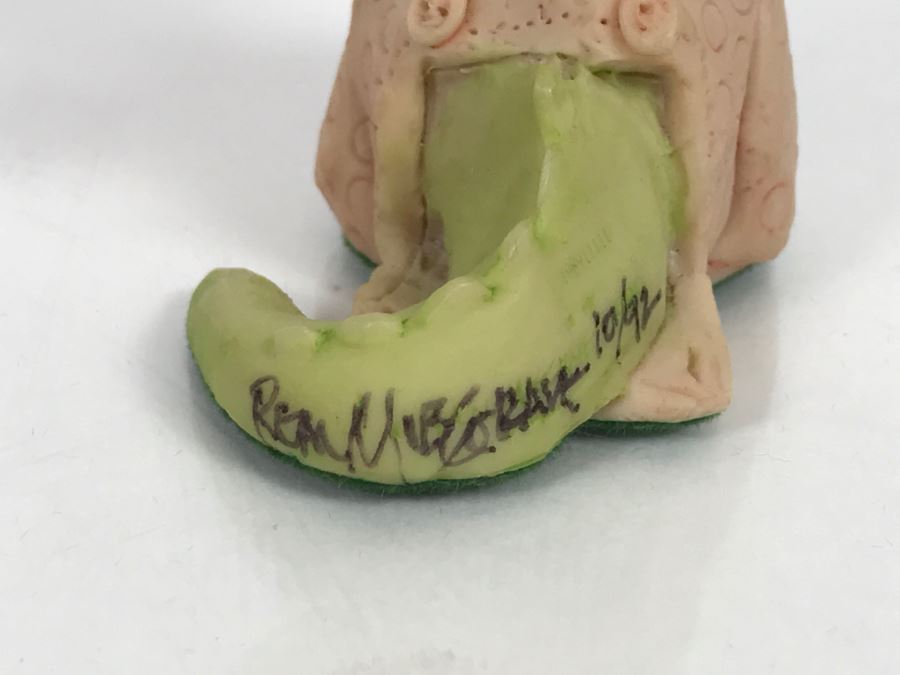 Hand Signed By Real Musgrave 10/92 - Whimsical World Of Pocket Dragons - Pink ’N Pretty - 1989 LLLLL - Copyright Real Musgrave - Made in UK [MV $90-$110 Unsigned] [Photo 7]