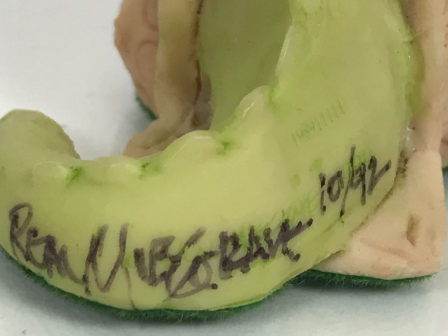 Hand Signed By Real Musgrave 10/92 - Whimsical World Of Pocket Dragons - Pink ’N Pretty - 1989 LLLLL - Copyright Real Musgrave - Made in UK [MV $90-$110 Unsigned] [Photo 8]