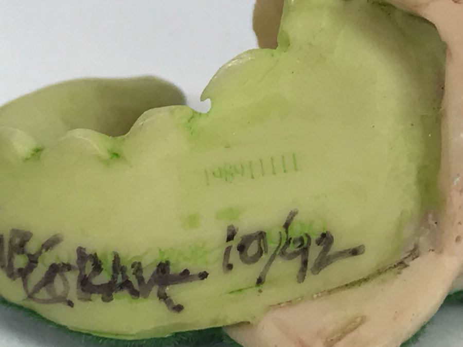 Hand Signed By Real Musgrave 10/92 - Whimsical World Of Pocket Dragons - Pink ’N Pretty - 1989 LLLLL - Copyright Real Musgrave - Made in UK [MV $90-$110 Unsigned] [Photo 9]