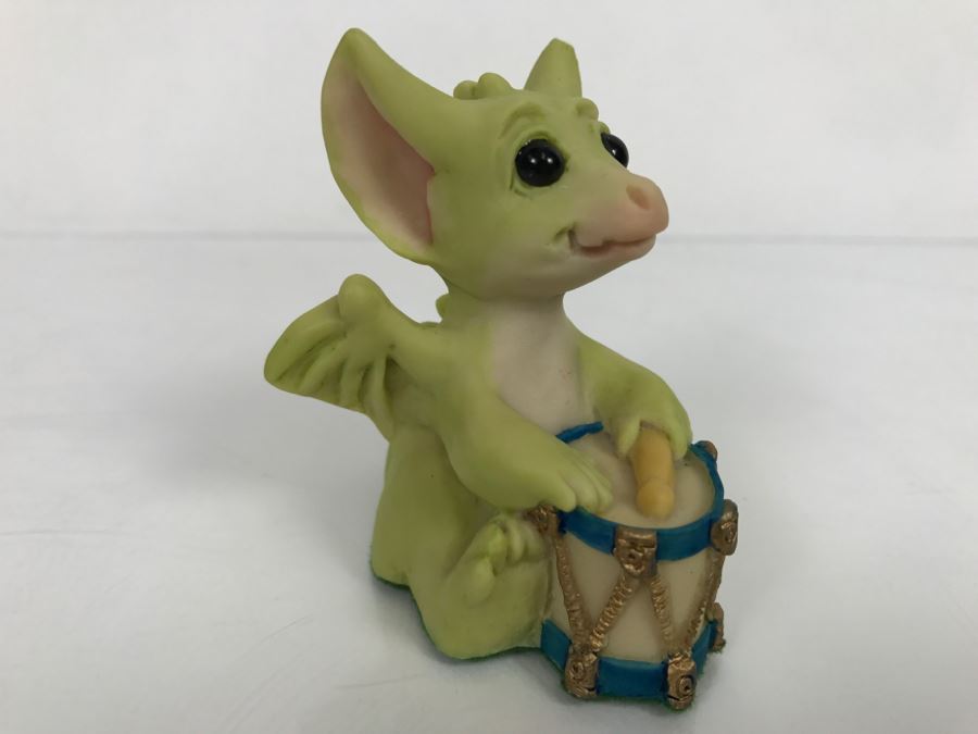 Hand Signed By Real Musgrave 1/94 - Whimsical World Of Pocket Dragons - A Different Drummer - 1992 LOL - Made In UK [Photo 3]