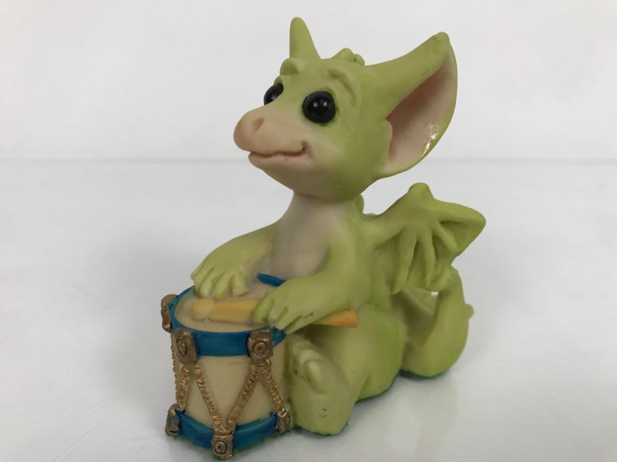 Hand Signed By Real Musgrave 1/94 - Whimsical World Of Pocket Dragons - A Different Drummer - 1992 LOL - Made In UK [Photo 5]