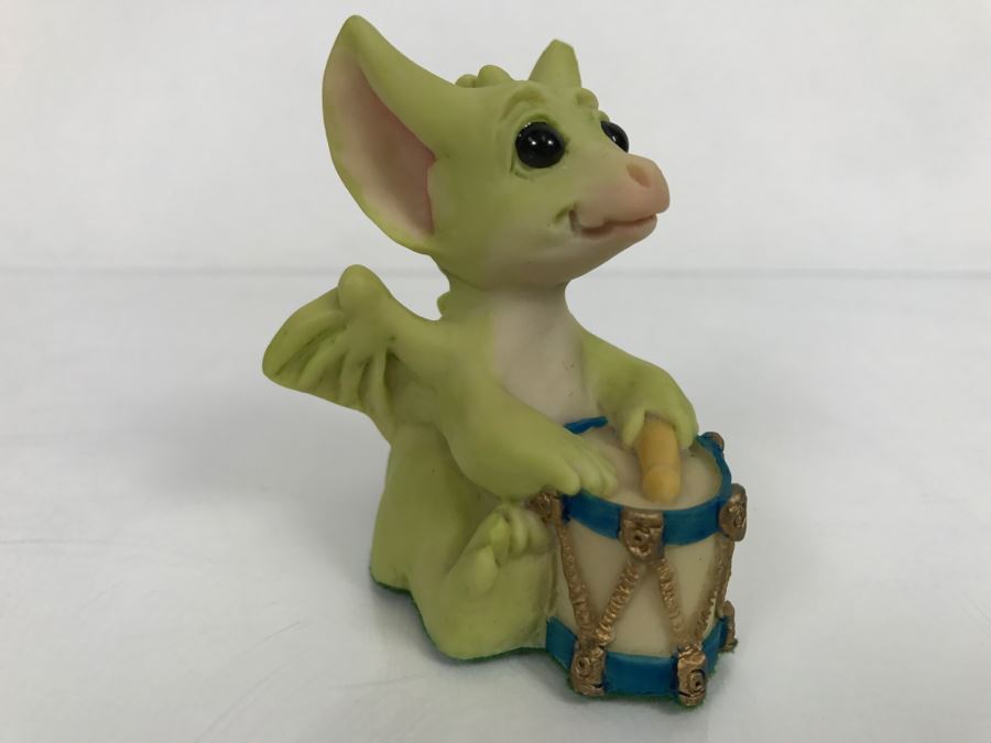 Hand Signed By Real Musgrave 1/94 - Whimsical World Of Pocket Dragons - A Different Drummer - 1992 LOL - Made In UK [Photo 4]