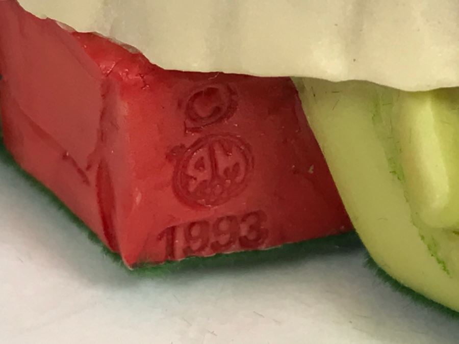 Hand Signed By Real Musgrave Pocket Dragon Figurine 1/94 - Whimsical World Of Pocket Dragons - Christmas Angel 1993 - 1993 Real Musgrave, CWS, LOL Limited - Hand Made in UK [MV $125-$150 Unsigned] [Photo 11]