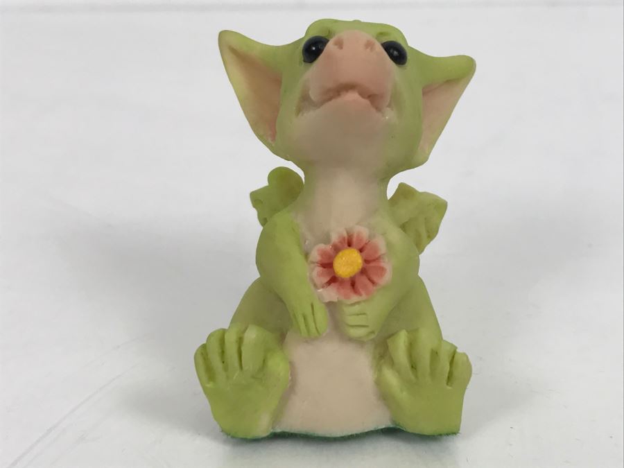 Hand Signed By Real Musgrave 10/92 - Whimsical World Of Pocket Dragons - Pocket Posey - 1992 LOL - Made In UK [MV $30-$50 Unsigned] [Photo 2]