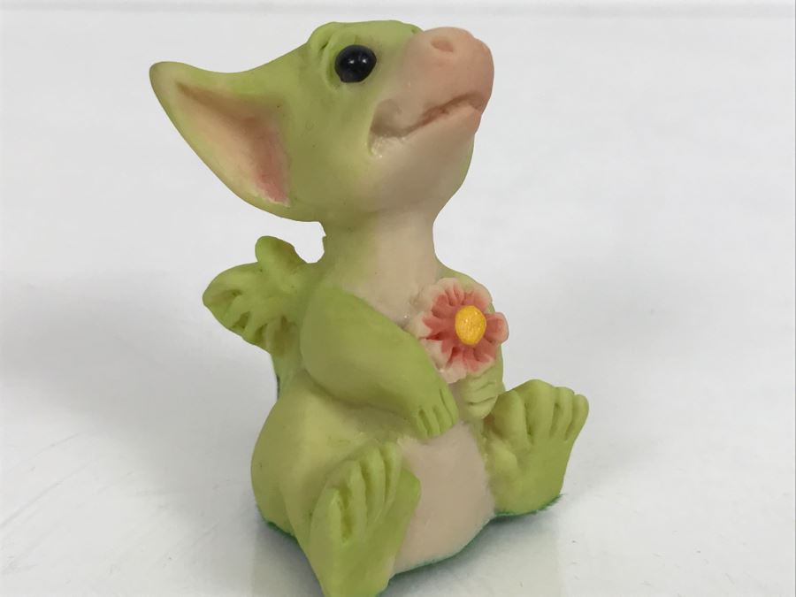 Hand Signed By Real Musgrave 10/92 - Whimsical World Of Pocket Dragons - Pocket Posey - 1992 LOL - Made In UK [MV $30-$50 Unsigned] [Photo 4]