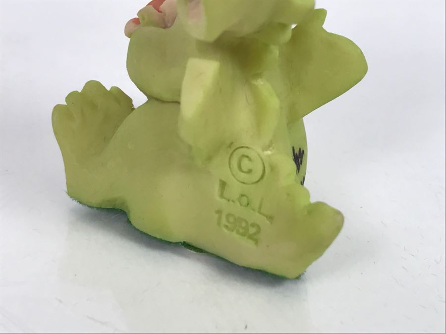 Hand Signed By Real Musgrave 10/92 - Whimsical World Of Pocket Dragons - Pocket Posey - 1992 LOL - Made In UK [MV $30-$50 Unsigned] [Photo 9]