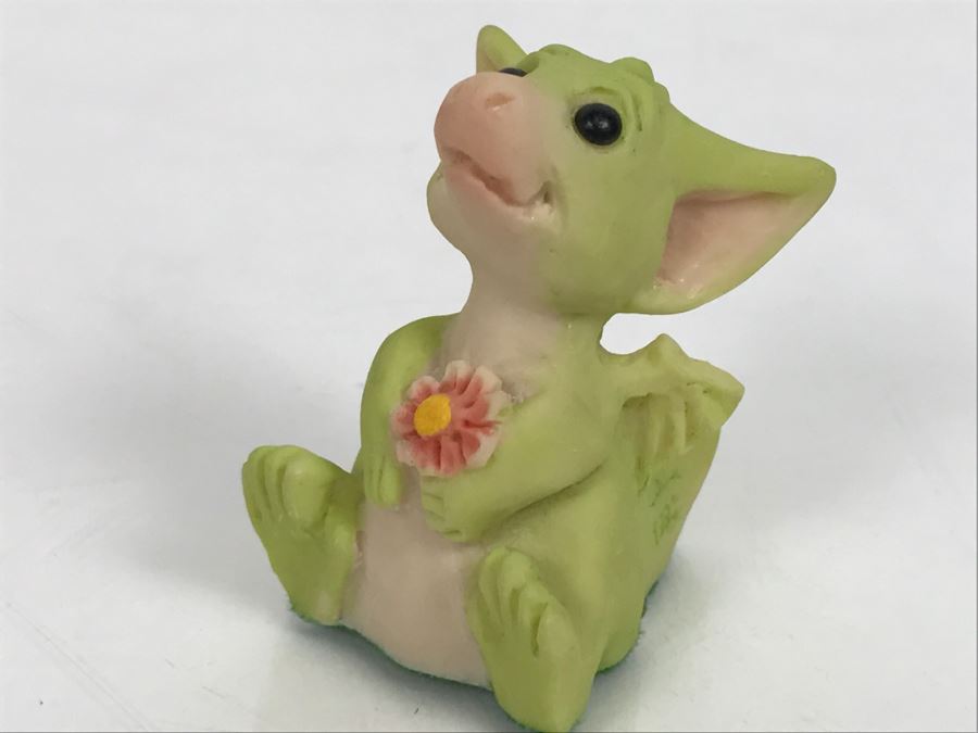 Hand Signed By Real Musgrave 10/92 - Whimsical World Of Pocket Dragons - Pocket Posey - 1992 LOL - Made In UK [MV $30-$50 Unsigned] [Photo 10]