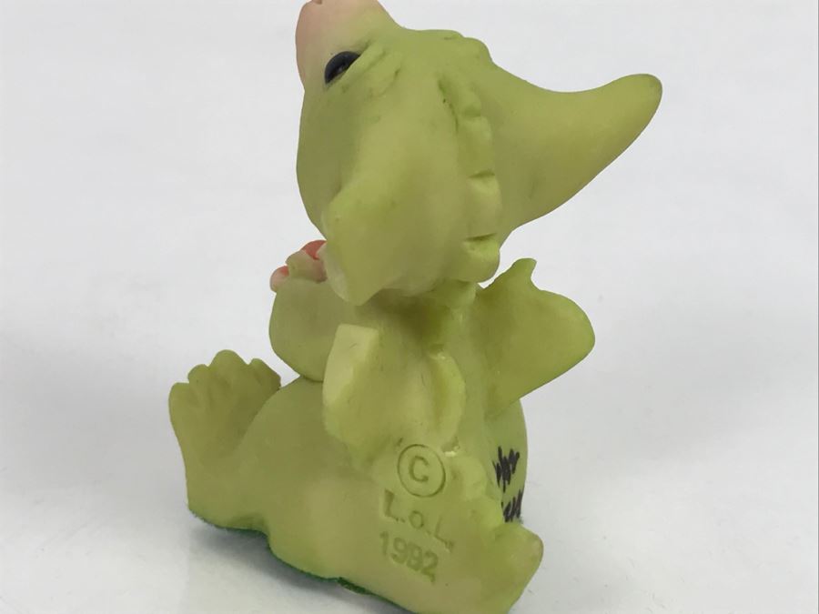 Hand Signed By Real Musgrave 10/92 - Whimsical World Of Pocket Dragons - Pocket Posey - 1992 LOL - Made In UK [MV $30-$50 Unsigned] [Photo 8]