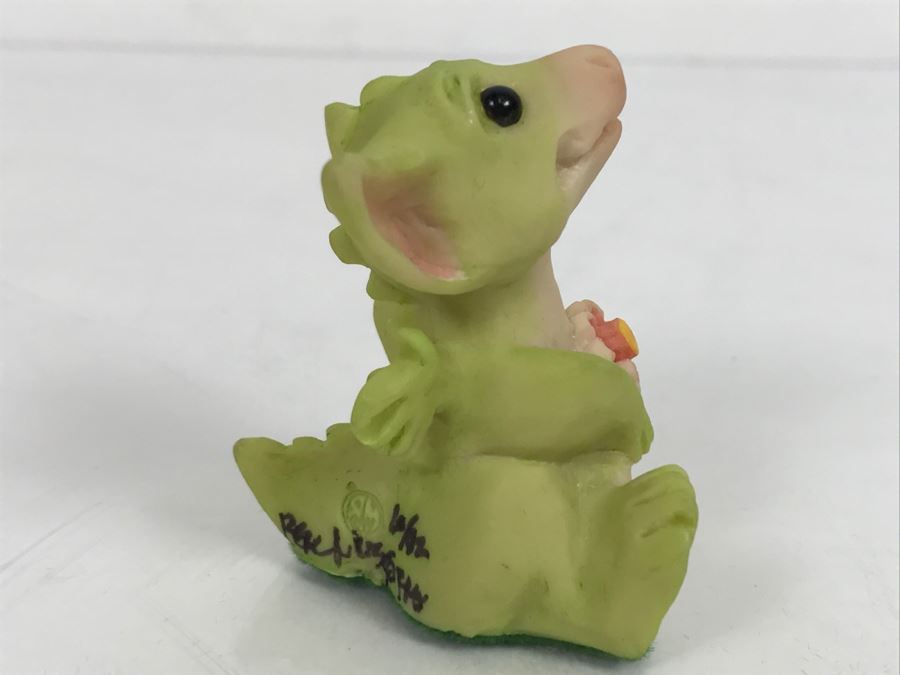 Hand Signed By Real Musgrave 10/92 - Whimsical World Of Pocket Dragons - Pocket Posey - 1992 LOL - Made In UK [MV $30-$50 Unsigned] [Photo 5]