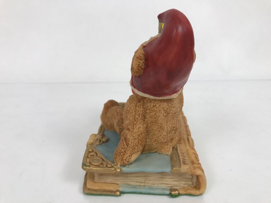 Hand Signed By Real Musgrave Pocket Dragon Figurine 10/92 - Whimsical World Of Pocket Dragons - Teddy Magic - 1989 Lilliput Lane Land Of Legend Limited - Hand Made in UK [MV $160-$200] [Photo 7]