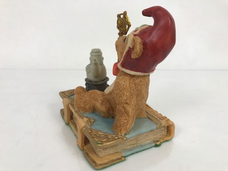 Hand Signed By Real Musgrave Pocket Dragon Figurine 10/92 - Whimsical World Of Pocket Dragons - Teddy Magic - 1989 Lilliput Lane Land Of Legend Limited - Hand Made in UK [MV $160-$200] [Photo 6]